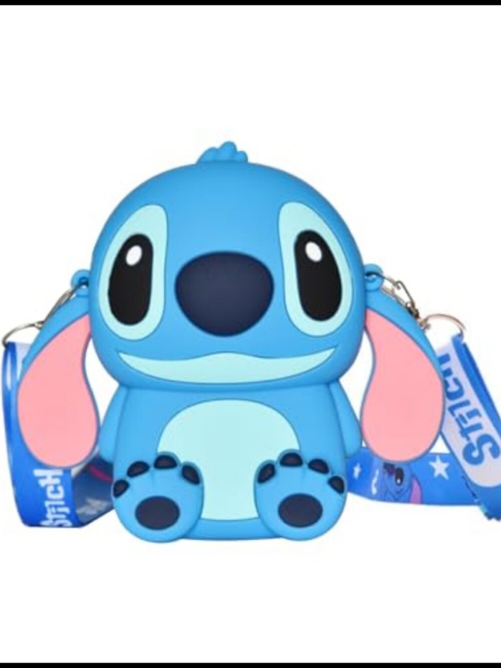 Silicone Crossbody Coin Purse Wallet Adjustable Strap Mini Anime Kawaii